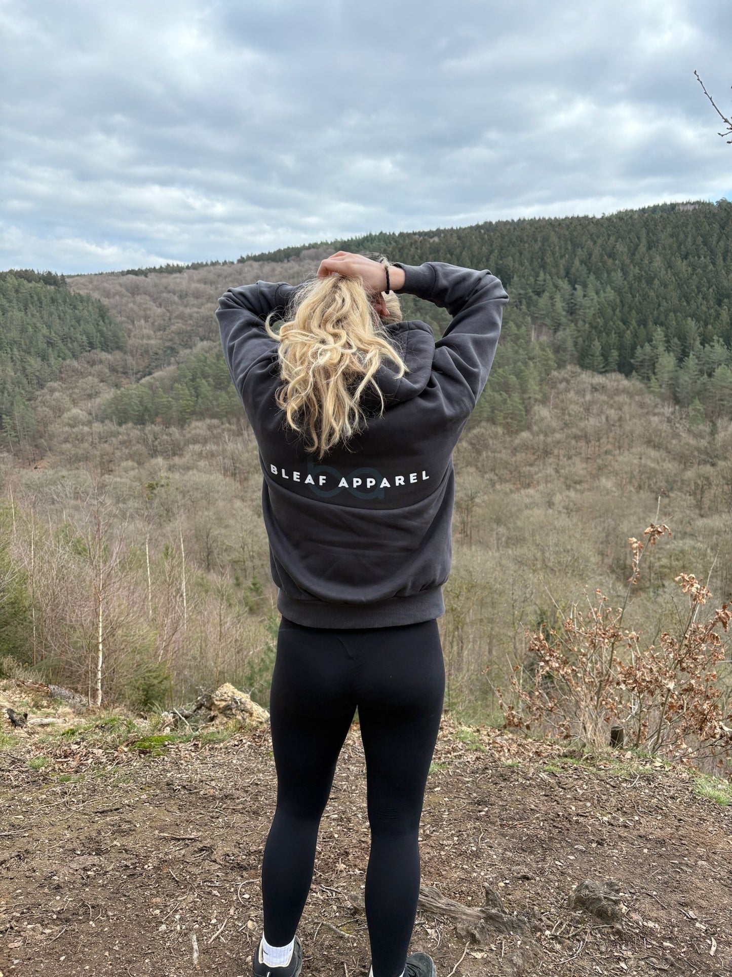 Oversized Heavyweight Hoodie | Charcoal grey