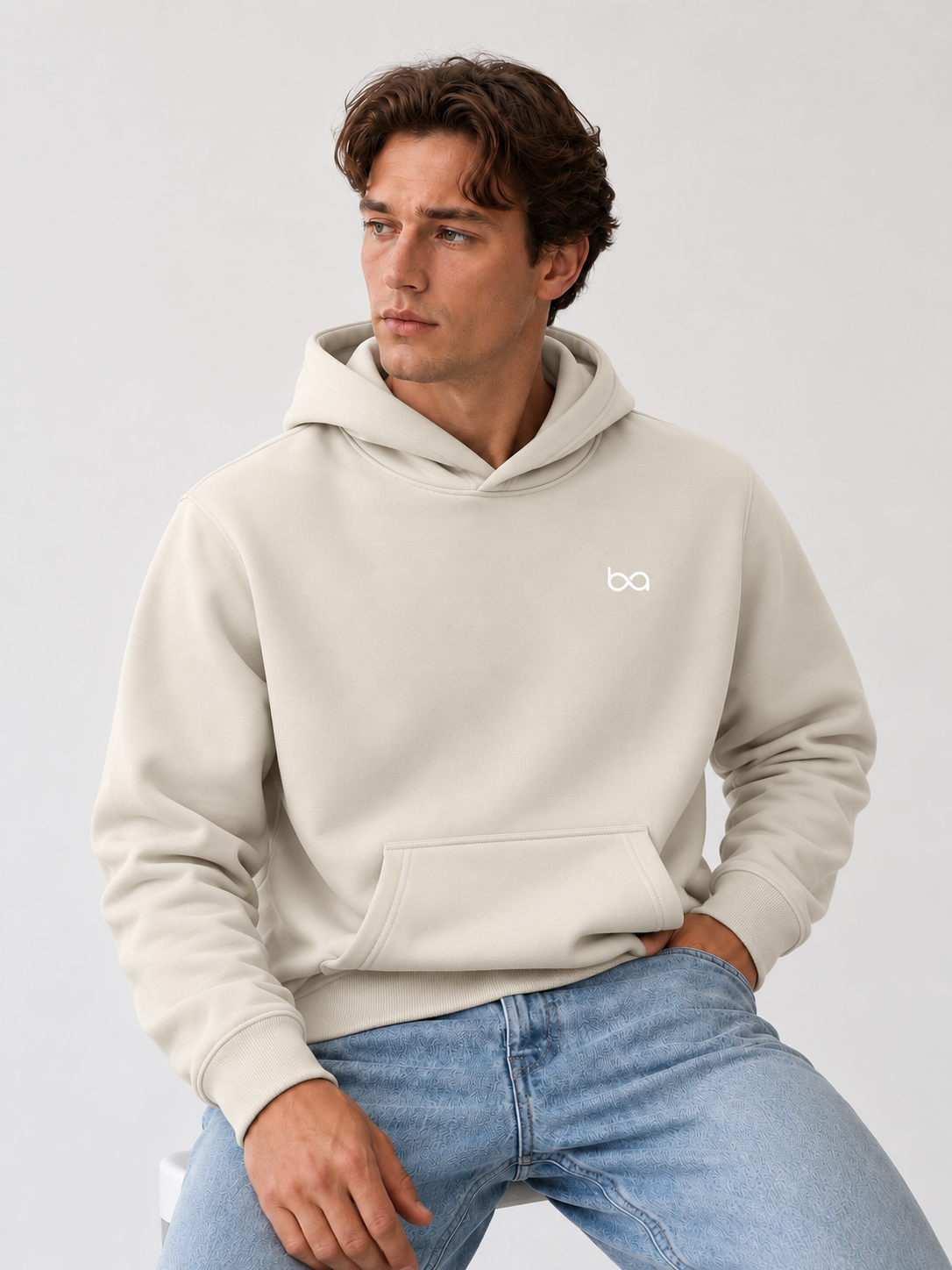 Bleaf Apparel Basic Hoodie Beige