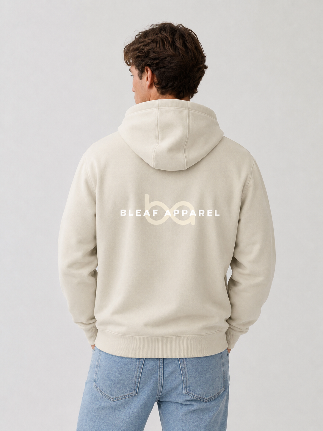 Bleaf Apparel Basic Hoodie Beige