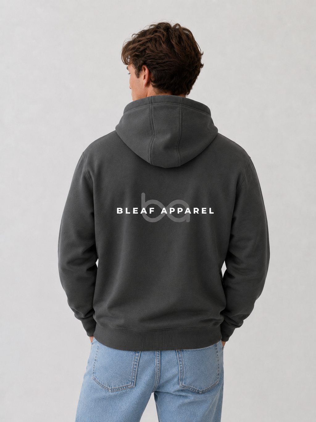 Origin Oversized Heavyweight Hoodie | Houtskoolgrijs
