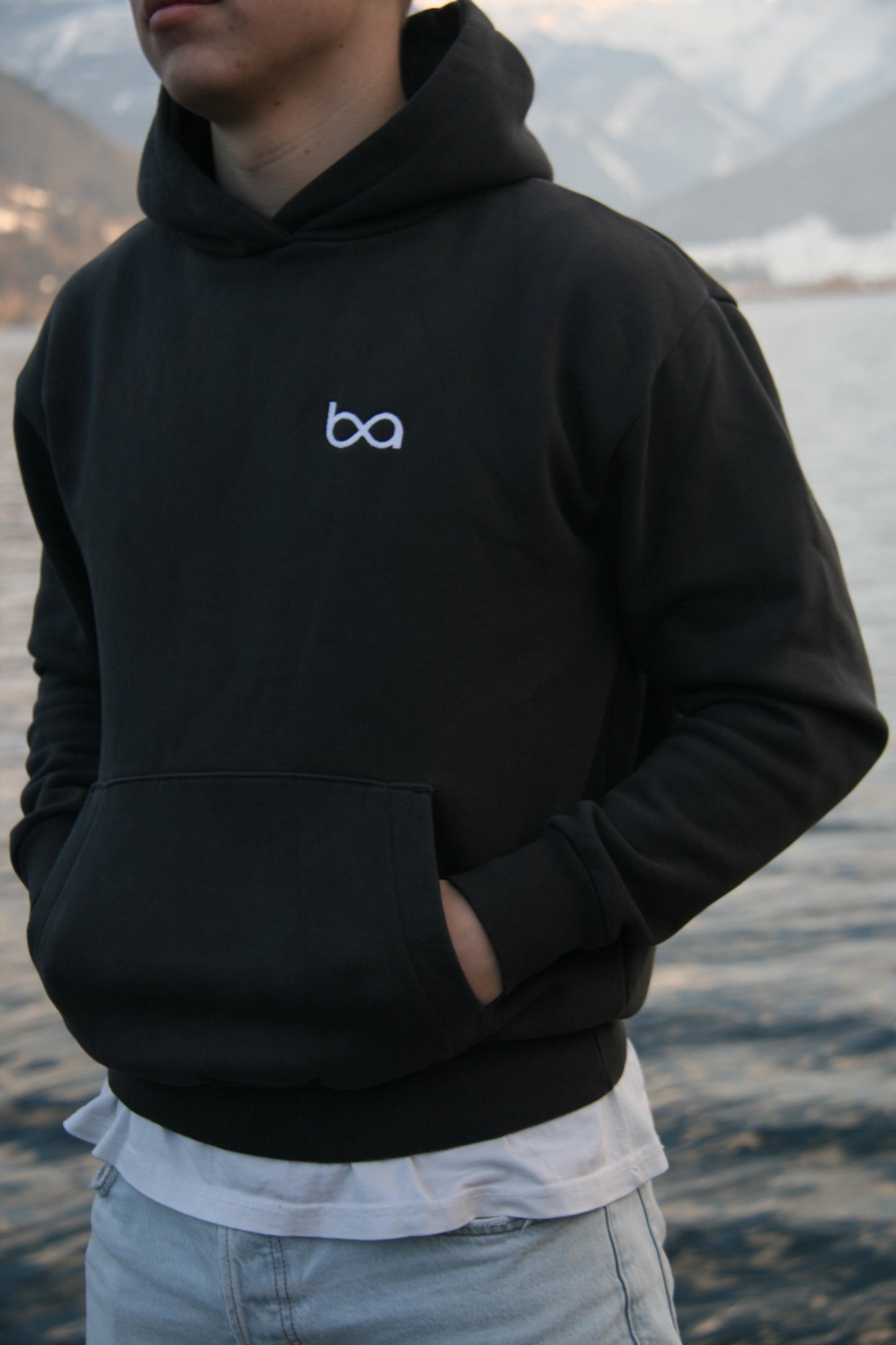 Oversized Heavyweight Hoodie | Charcoal grey